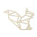 Arte en madera de álamo - Origami ardilla