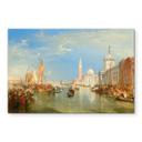 Billede af Turner - Venedig, Dogana og S. Giorgio Maggiore – print på aluminium (Alu-Dibond)