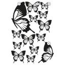 Muursticker set Pretty Butterflies