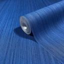 Papel pintado no tejido rayas moderno, clásico mate en azul 