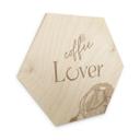Sekskantet træ Coffee Lover