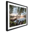 Póster vista del lago - Paisaje lacustre - Bodega