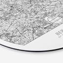 Tableau sur alu-Dibond plan de Berlin rond