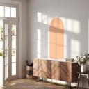 Wallsticker Rund bue ferskenfarvet