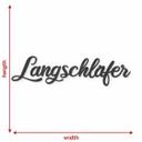 3D-bogstaver til sen opgang - vægdekoration lavet af MDF