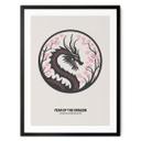 Póster Signo del zodiaco chino - Año del Dragón - Paperago