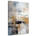 Canvasbillede, Gold Glamour Abstraction