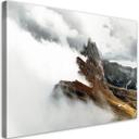 Canvasbillede, Bjergtoppe i skyerne
