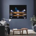 Poster FC Hansa Rostock Stadion bei Nacht- 100x80 cm