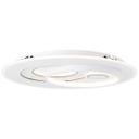 Deckenleuchte Haily, weiß, 49,5 x 6 cm, LED-Deckenleuchte, dimmbar