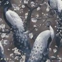 Papel pintado moderno de tejido-no tejido con motivos de animales en marrón