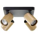 Spotbalken Leonardo, gold, 12,1 x 22 cm, Metall, goldene deckenstrahler