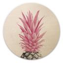 Væg cirkel træ 1X Studio - Pink Pineapple