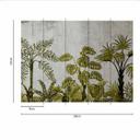 JungleConcret2 tapet i grågrøn - non-woven Designwalls 2 - 2,55 x 3,5 m