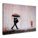 Canvasbillede - Banksy - Coloured Rain