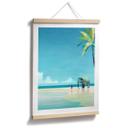 Póster Playa de los Elefantes en la India - Ríos