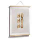 Plakat Ho Ho Ho in Gold - Orara Studio