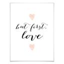 Plakat - Confetti & Cream - But first love