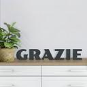 MDF bogstaver - Grazie