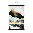Tekstil plakat Refleksion af et vinterlandskab - SpaceFrog Designs