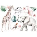 Sticker mural Kvilis - Amis des animaux dans la jungle (12 parties)