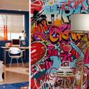 Fotomural hip hop graffiti