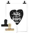 Póster Besos y abrazos