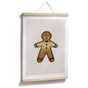 Póster de Navidad - Hombre de pan de jengibre - Orara Studio