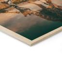 Cuadro de madera reflejo de una jirafa en la naturaleza - Amtmann