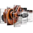 Lærredstryk 5 dele, noder for violin