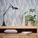 papel pintado escandinavo azul beige - Papel pintado tejido-no tejido con motivo gráfico para cocina, pasillo, salón