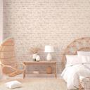 Bæredygtigt naturstenstapet - non-woven tapet i stenlook fra A.S. Création Beige 386373
