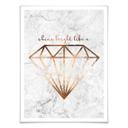 Plakat - Kobber - Shine bright like a diamond