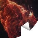 Fototapet James Webb Telescope - Cosmic Hurricane Herbig Haro 49/50 - Rund - vliesetapet/selvklæbend