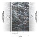 abstrakt tapet blågrå - non-woven tapet kunst Livingwalls - mat og glat