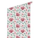 Tapet med mønster - akvarelblomster 02 - rød