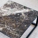 Plateau de table en verre - Marbre 08 - Carré - 60x60 cm