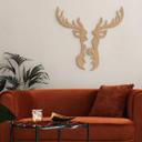 MDF Decoración de animales de la naturaleza - Cornamenta de cabeza de ciervo