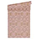 Versace fleecetapet La Scala del Palazzo geometrisk sølv, guld, pink