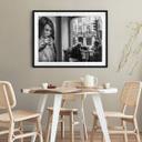 Póster Sarmento - Convivencia en un café