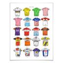 Póster Sparshott - Maillots de ciclismo