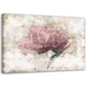 Canvasbillede, Abstrakte blomster Shabby Chic