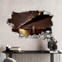 3D Wallsticker Manhattan Bridge om natten