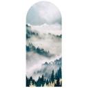Wallsticker rundbuevægpanel Mystisk tåge i skoven - SpaceFrog Designs - smal