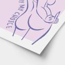 Plakat Kropspositivitet - Line Art Floral