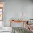 Papel pintado textura espiga azul crema - Papel pintado no tejido moderno textil suave