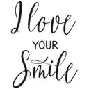 Wallsticker - I love your smile
