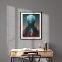 Póster Heine - Astronauta de viaje - Astro Crucero
