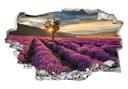3D Wallsticker lavendelblomst i Provence