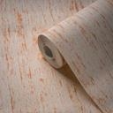 Cremefarvet linnedstrukturtapet - naturligt non-woven til hygge